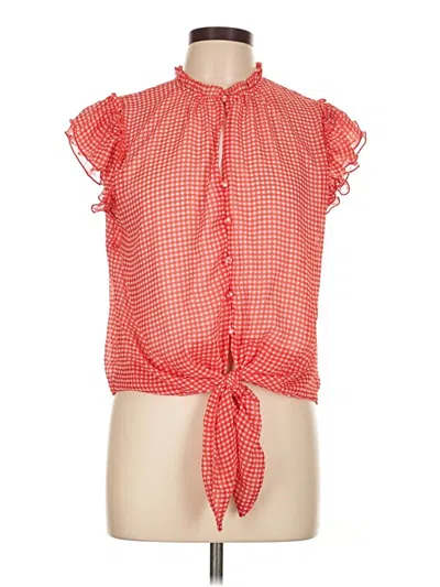 Pre-owned Jules & Leopold Sleeveless Blouse In Red