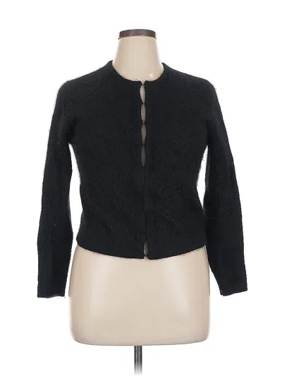 Pre-owned Jules & Leopold Wool Cardigan Sweater In Black
