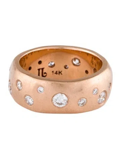 Pre-owned Julez Bryant 14k Diamond Rend Band In Multi