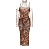 Julfer Janet Abstract-print Midi Dress