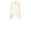 Julfer Alex Lace-up Wool Jacket In Neutral