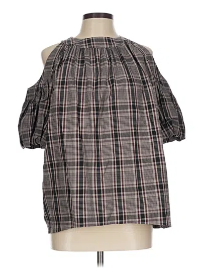 Julia Allert Short Sleeve Blouse In Multi