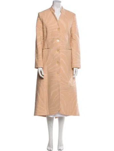 Pre-owned Julia Allert Trench Coat In Neutral