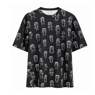 Julia Allert Women's Art Print Crew Neck T-shirt – Black