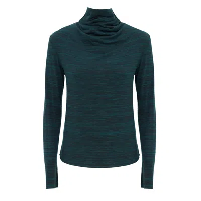 Julia Allert Women's Basic Long Sleeve Top Dark Green