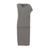 Julia Allert Women's Black / White Casual Relaxed Fit Dress With Stripes In Black/white
