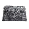 Julia Allert Women's Black / White Textured Fur-effect Envelope Clutch Bag - Black White In Multi