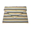 Julia Allert Women's Boho Striped Envelope Clutch Bag