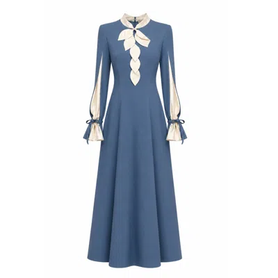 Julia Allert Women's Cocktail Ankle-length Dress – Blue