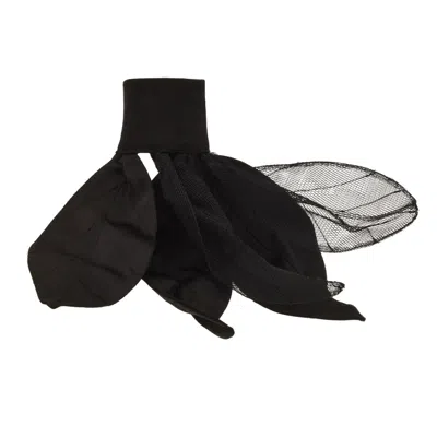 Julia Allert Women's Evening Satin Cuff Bracelet - Black