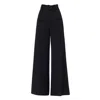 Julia Allert Women's Formal Flared Trousers Black In Black