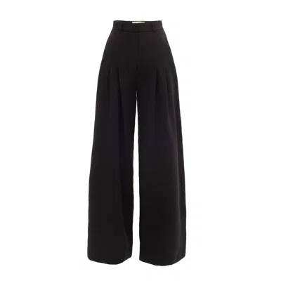 Julia Allert Women's Formal Wide Leg Palazzo Trousers Black