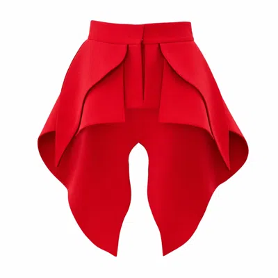 Julia Allert Women's Sculpted Peplum Belt - Red
