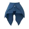 Julia Allert Women's Sculpted Peplum Belt Blue In Blue