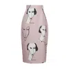 Julia Allert Women's Straight Midi Skirt With Art Print In Multi