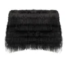 Julia Allert Women's Textured Fringe Envelope Clutch Bag - Black In Black