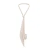 Julia Allert Women's White Versatile Transformable Handmade Tie-belt Ivory In White