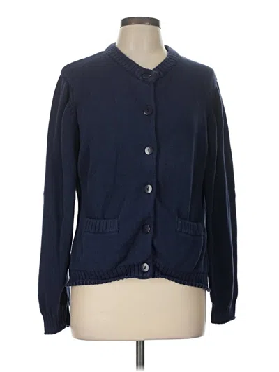 Pre-owned Julia Amory Cardigan Sweater In Blue