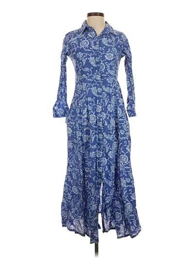 Pre-owned Julia Amory Casual Dress In Blue