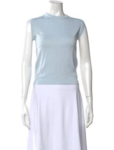 Pre-owned Julia Amory Crew Neck Sleeveless Top In Multi