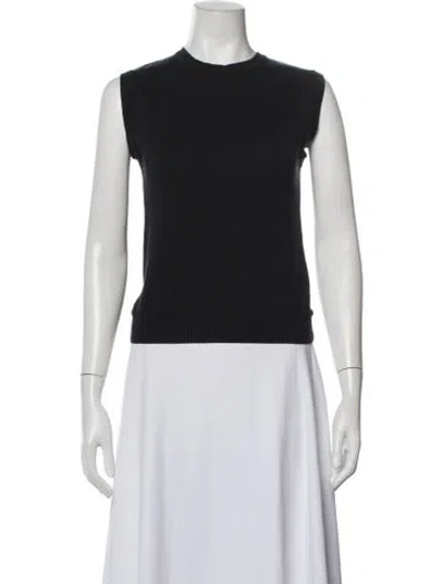 Pre-owned Julia Amory Crew Neck Sweater In Black