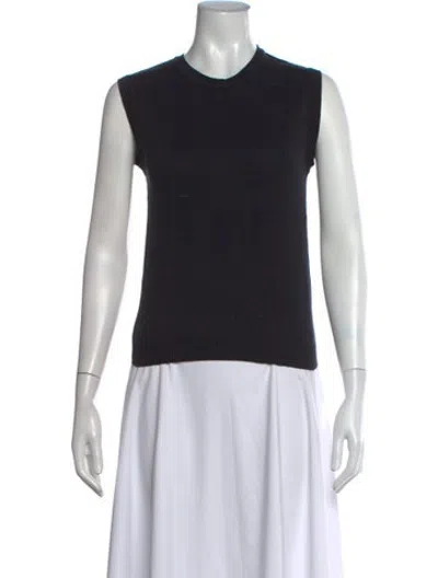 Pre-owned Julia Amory Crew Neck Sweater In Black