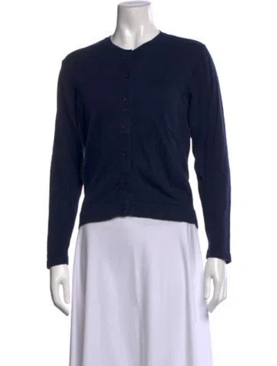 Pre-owned Julia Amory Crew Neck Sweater In Blue