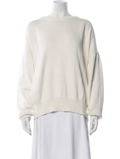 Pre-owned Julia Amory Crew Neck Sweater In Neutrals