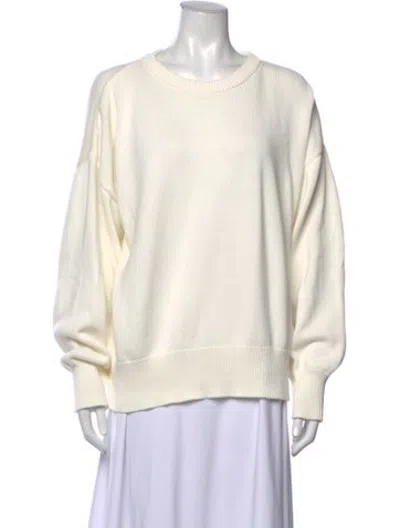 Pre-owned Julia Amory Crew Neck Sweater In Neutrals