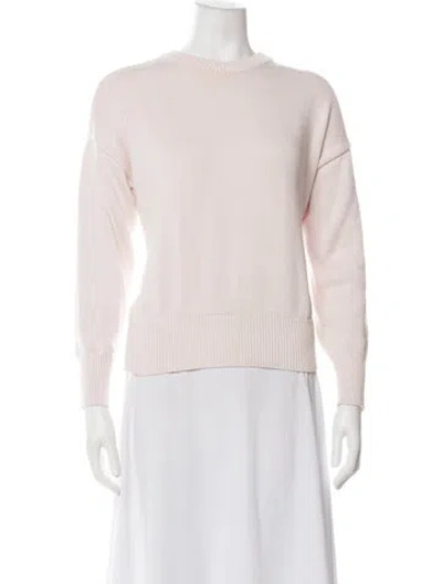 Pre-owned Julia Amory Crew Neck Sweater In Pink