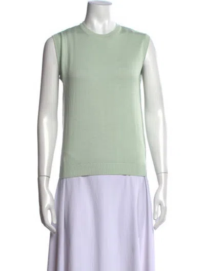 Pre-owned Julia Amory Crew Neck Sweater W/ Tags In Green