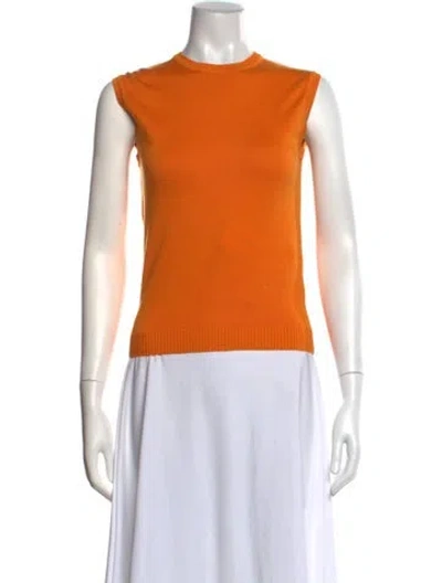 Pre-owned Julia Amory Crew Neck Sweater W/ Tags In Orange