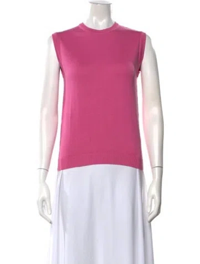 Pre-owned Julia Amory Crew Neck Sweater W/ Tags In Pink