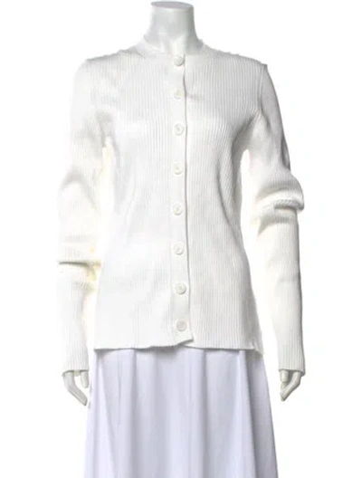 Pre-owned Julia Amory Crew Neck Sweater W/ Tags In White