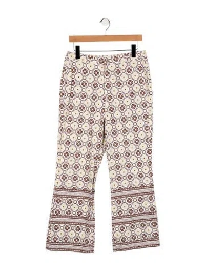 Pre-owned Julia Amory High-rise Flared Jeans In Multi