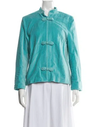 Pre-owned Julia Amory Jacket In Blue
