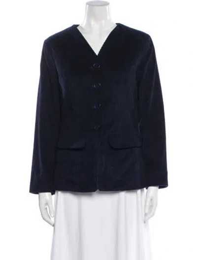 Pre-owned Julia Amory Jacket In Blue