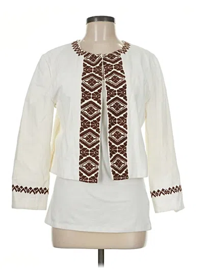 Pre-owned Julia Amory Jacket In Ivory