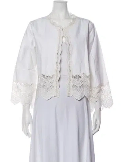 Pre-owned Julia Amory Jacket W/ Tags In White