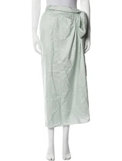 Pre-owned Julia Amory Long Skirt In Blue