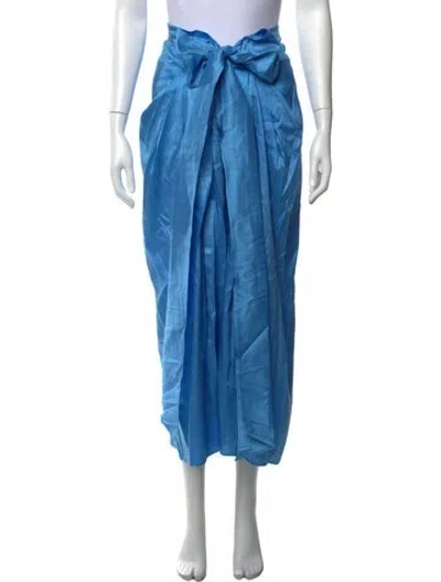 Pre-owned Julia Amory Long Skirt In Blue