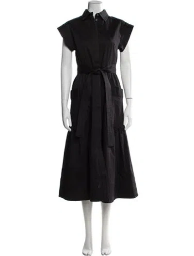 Pre-owned Julia Amory Midi Length Dress In Black