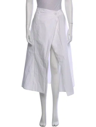 Pre-owned Julia Amory Midi Length Skirt In Gray