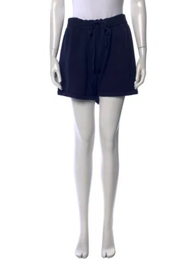 Pre-owned Julia Amory Mini Shorts In Blue