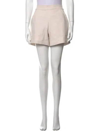 Pre-owned Julia Amory Mini Shorts In Neutrals