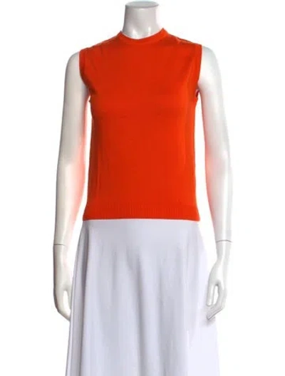 Pre-owned Julia Amory Mock Neck Sweater W/ Tags In Orange