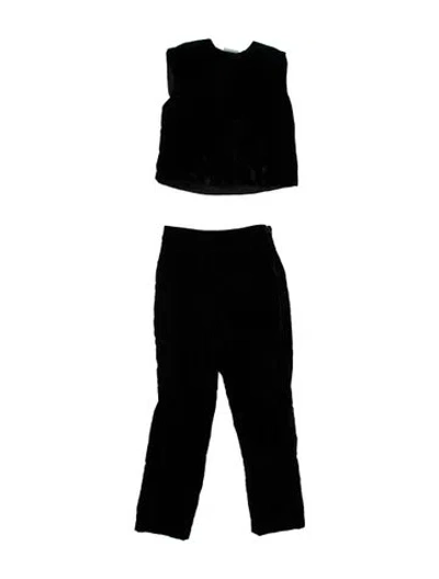 Pre-owned Julia Amory Pant Set In Black