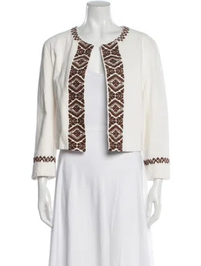 Pre-owned Julia Amory Patterned Jacket In Multi