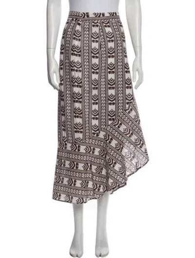 Pre-owned Julia Amory Printed Midi Length Skirt In Multicolor