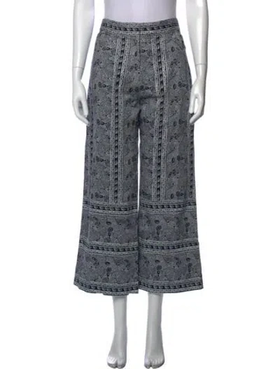 Pre-owned Julia Amory Printed Wide Leg Pants W/ Tags In Multicolor